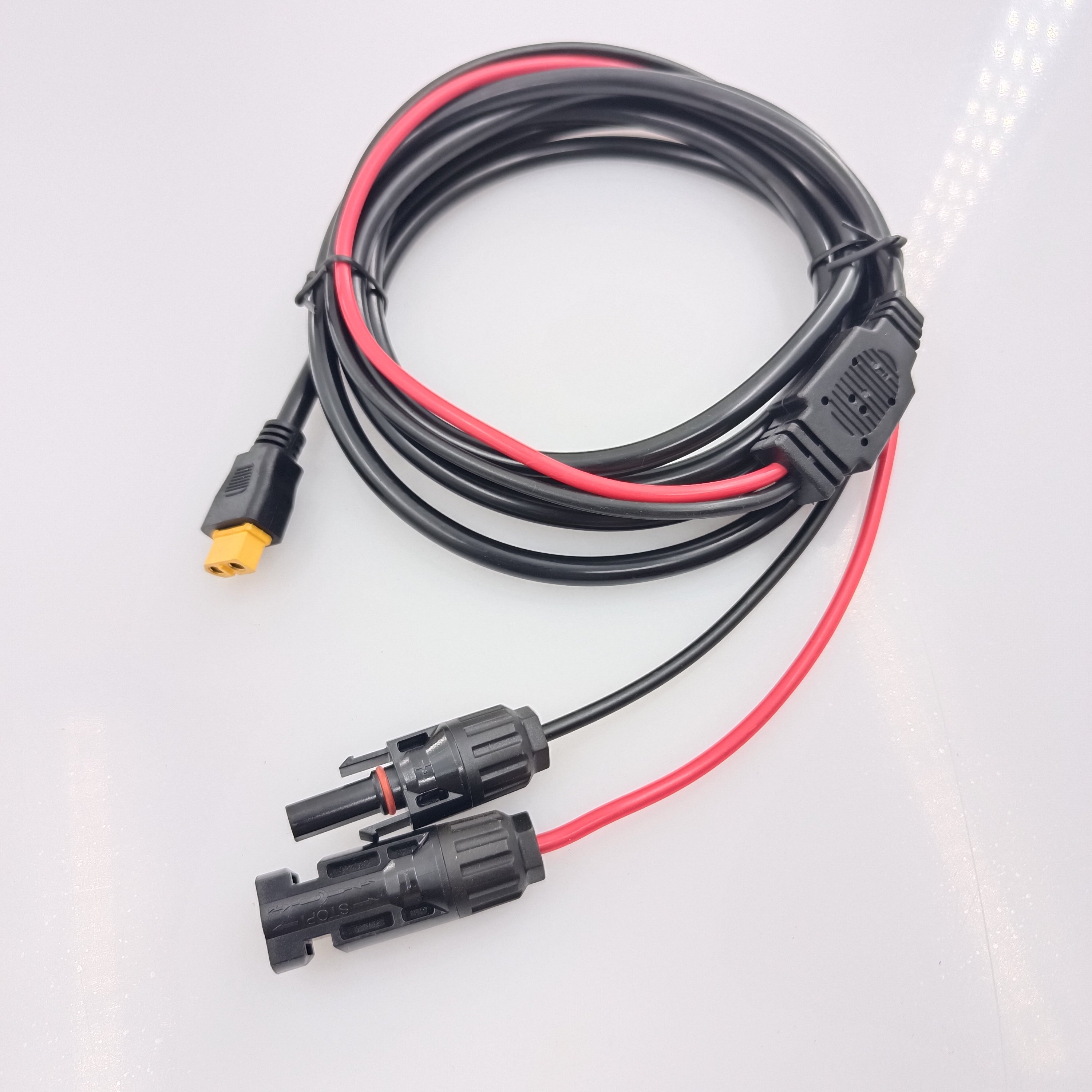 High Quality 2 Pv Branch Connector With 2 Solar Cable For Solar Pv System Xt60 Terminal