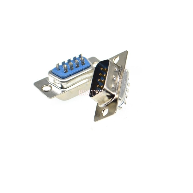 DB9 MALE PCB Mount serial port CONNECTOR Solder Type D-Sub RS232 COM CONNECTORS 9pin plug 9p Adapter FOR PCB