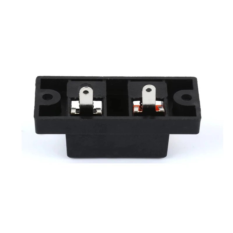 2 Positions Connector Terminal Push in Jack Spring Load Audio Speaker Terminals Kit Diy