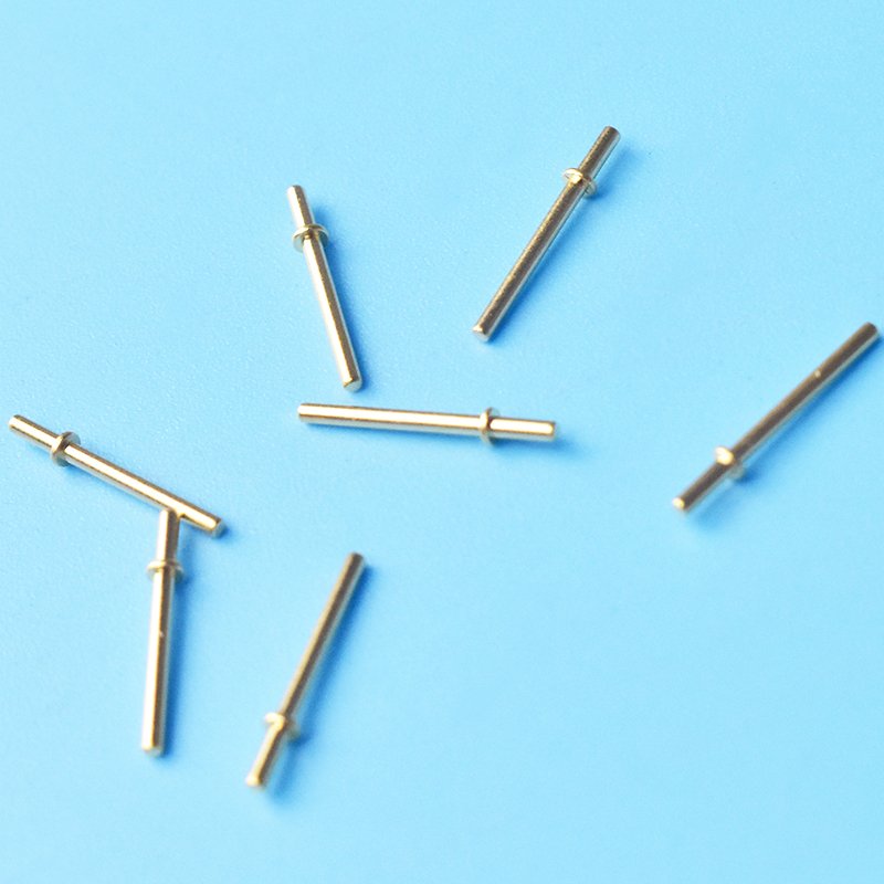 QWT Electric conductive male and female connector Right angle pcb needle terminal pins