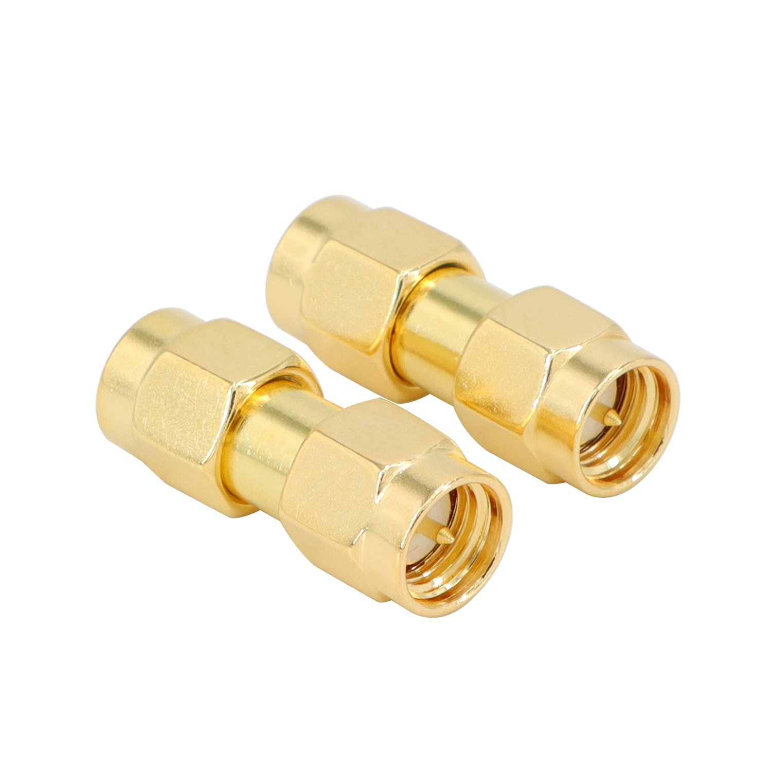 SMA Male to Male Adapter Coupler RF Coaxial Connector for Antenna Radio WiFi