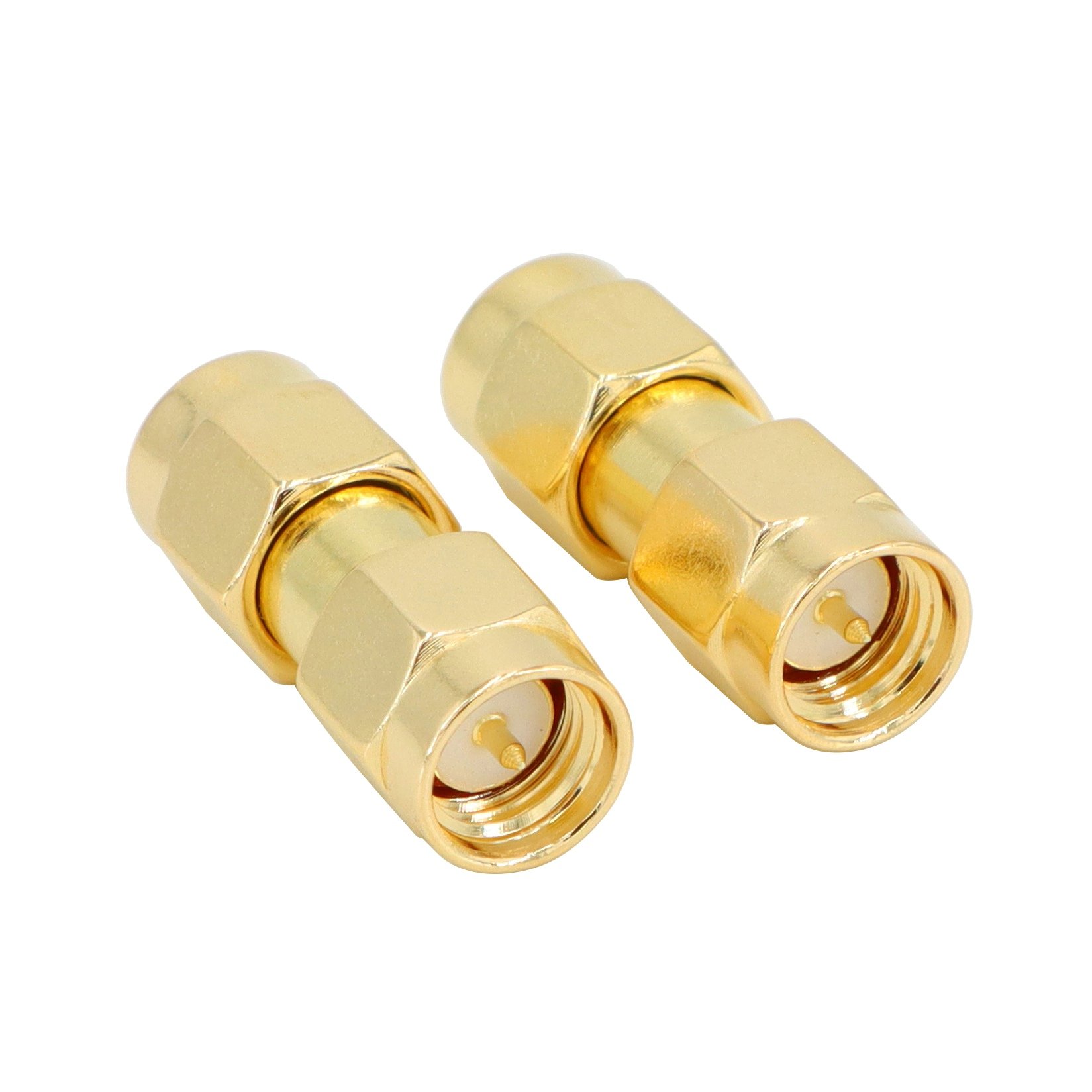 SMA Male to Male Adapter Coupler RF Coaxial Connector for Antenna Radio WiFi