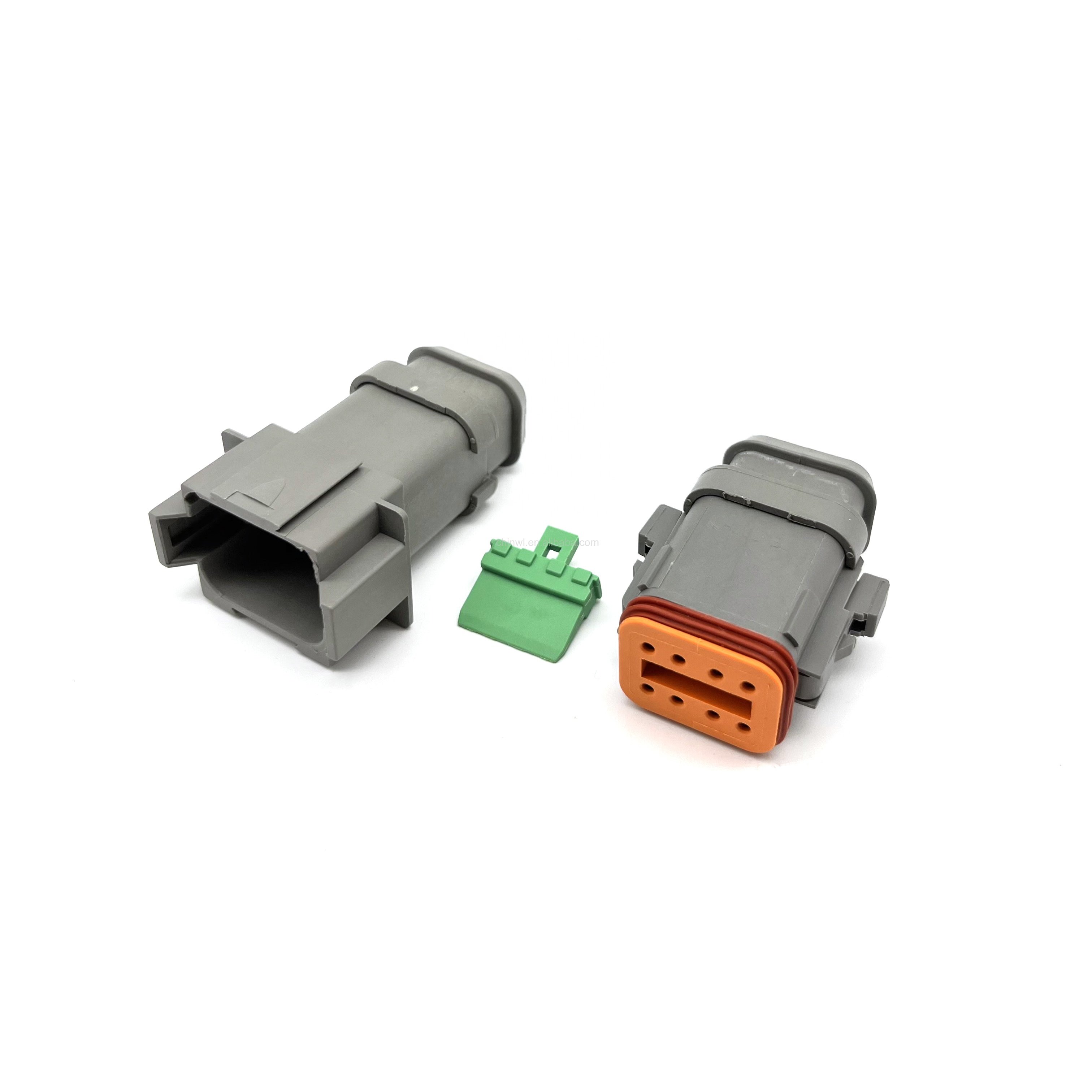 2 3 4 5 6 8 12 pin 2-12 Pin Deutsch DT E008 Series Waterproof Male Female Auto Wire Connector DT06-2S-E008 DT04-2P-E008