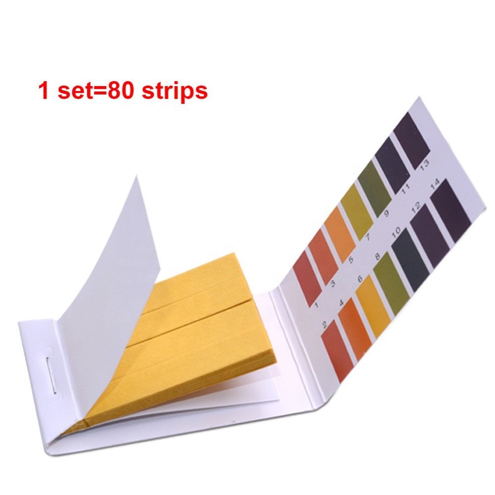 200 Pcs PH Test Strips 80 Strips Full PH Meter PH Controller 1-14st Indicator Litmus Paper Water Soilsting Kit