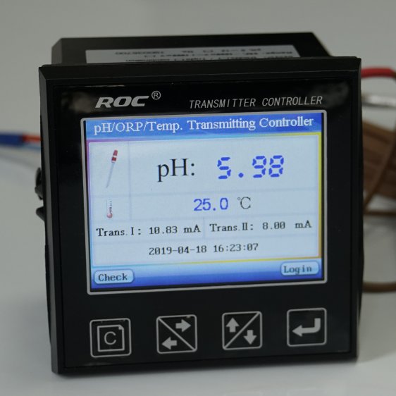 CE Certified inline PH analyzer with RS485 communication pH dosing control ,pH meter