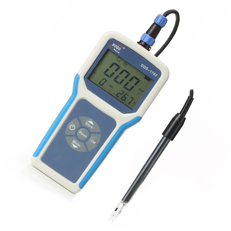BOQU Hot Sell Portable DDS-1702 Water Portable Conductivity TDS Sensor Analyzer Conductivity Meter RS485