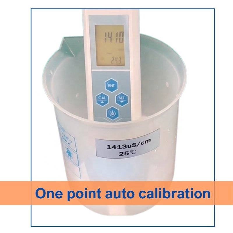 Cheap Price Cond Tester With EC/TDS/Salt/Temp Display EC Sensor Replaceable Pocket Electrical Conductivity Meter For Hydroponics