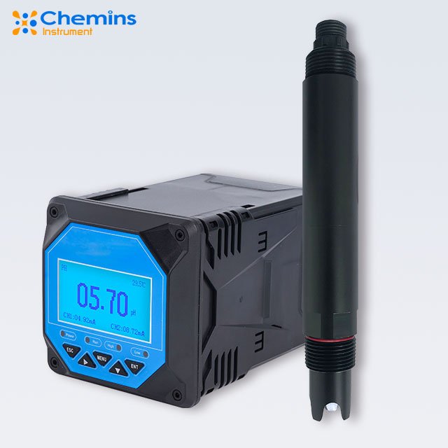 Online PH Sensor aquaculture water monitor waste water Ultrapure RAS water monitor PHG-106
