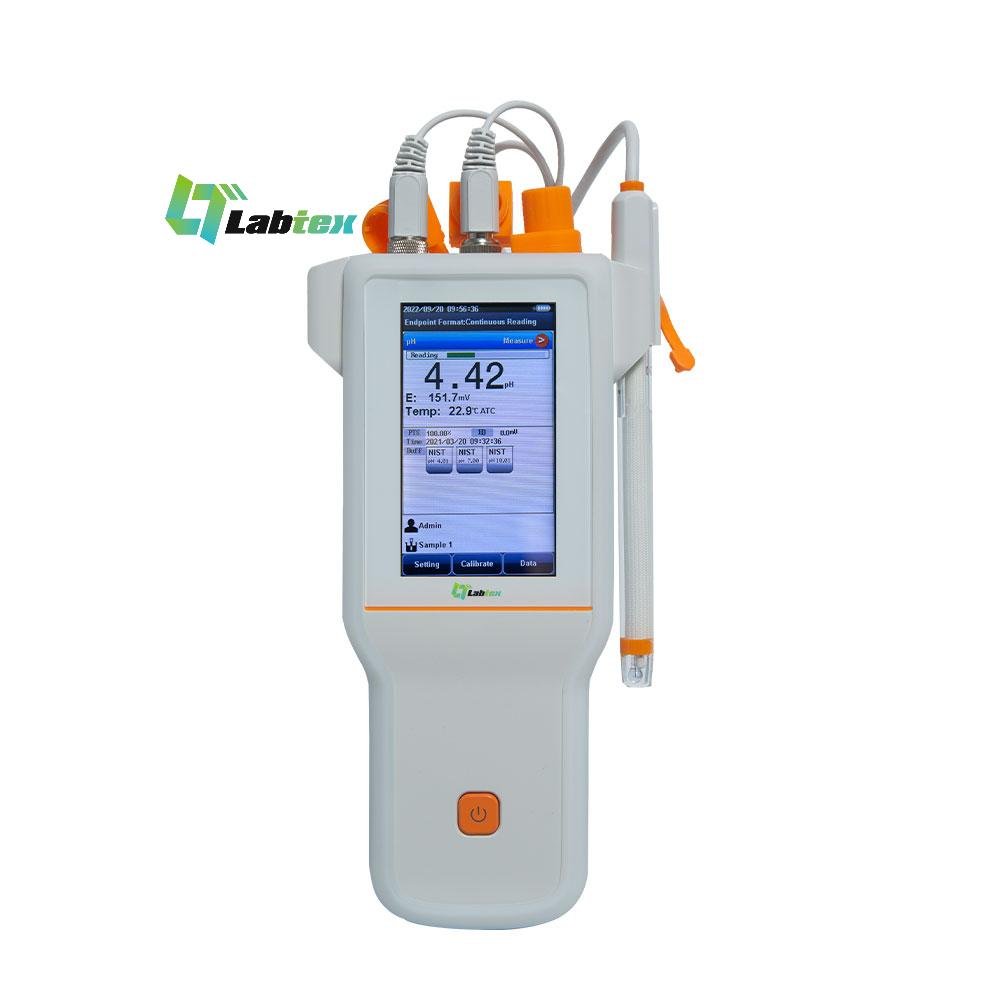 LABTEX PH310T Digital ph temp Tester Meter 5point Touch Screen pH Meter Portable for Professional Laboratory ATC MTC