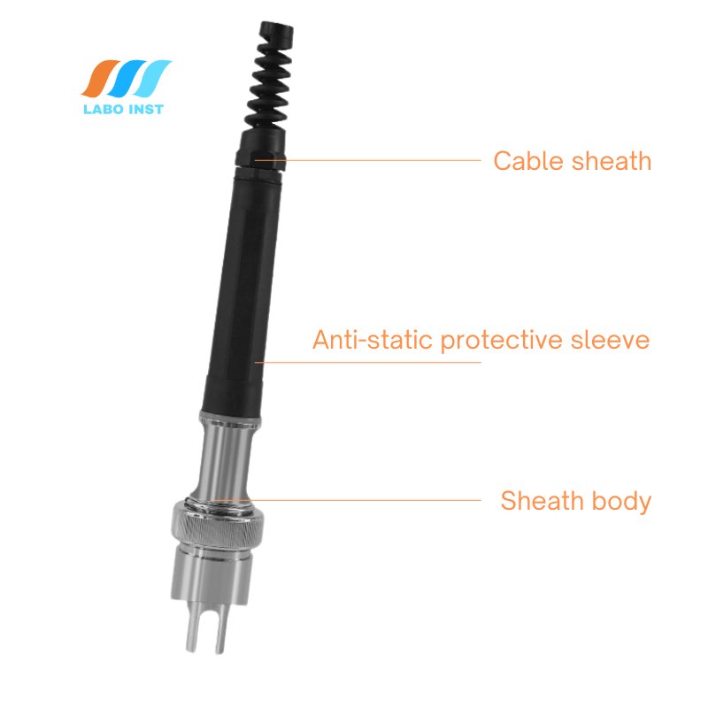 Anti Static Probe Housing With Stainless Steel For Pg13.5 Thread industrial pH Electrode 120mm pH Sensor Side Or Top Entry Use