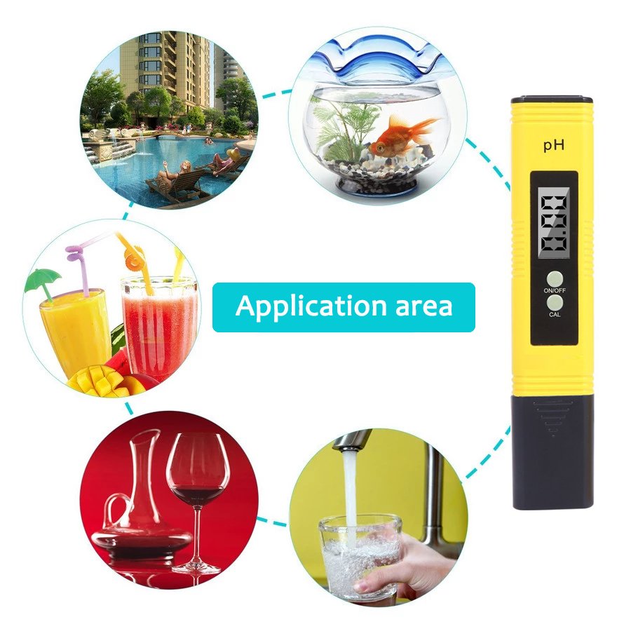 Professional pH Water Quality Tester Acidometer Portable Pen Type pH Meter for Aquarium Acidimeter Water pH Acidity Meter