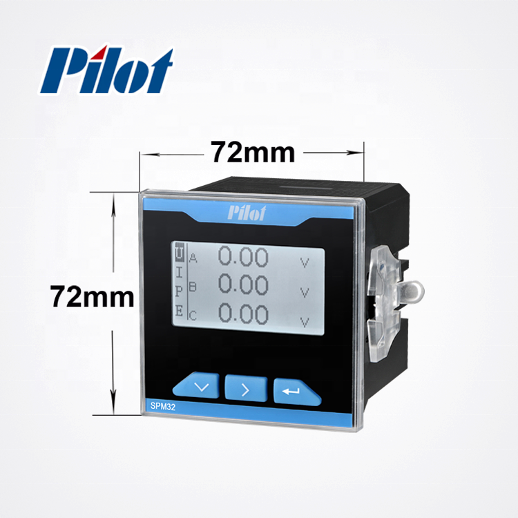 Hot-selling Multifunction three-phase Pilot power meter SPM32-E-SR energy meter panel power meter with RS485 Modbus