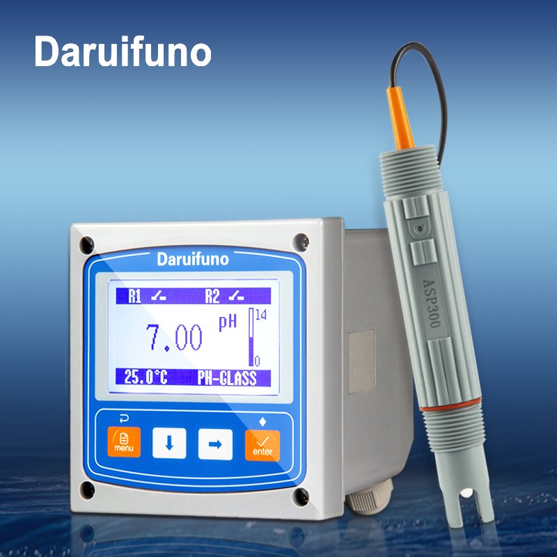 Long Service Life Glass pH Probe Online pH Sensor for Water Treatment