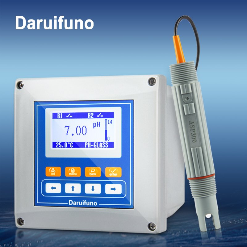 Long Service Life Glass pH Probe Online pH Sensor for Water Treatment