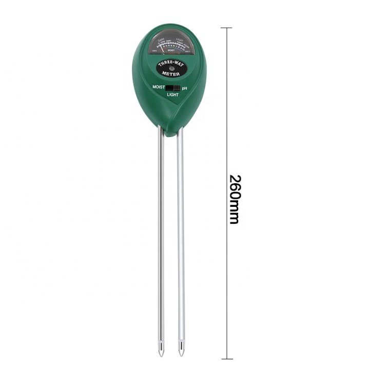 3 in 1 soil meter Moisture Light pH Test Acidity humidity sunlight garden plants Flowers moist tester