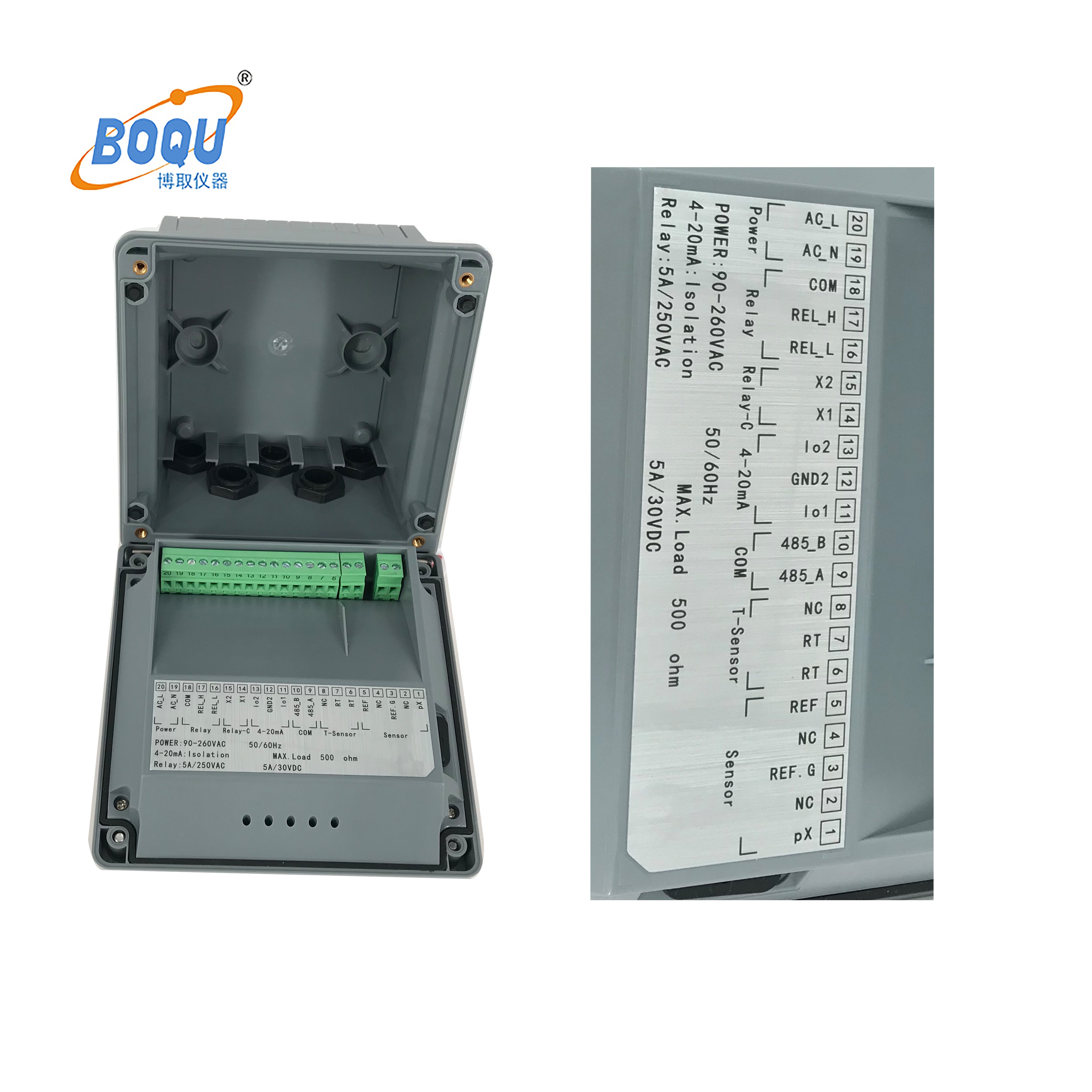 Boqu PXG-2085Pro Flow Cell online digital nitrate nitrogen no3- sensor measurement rs485