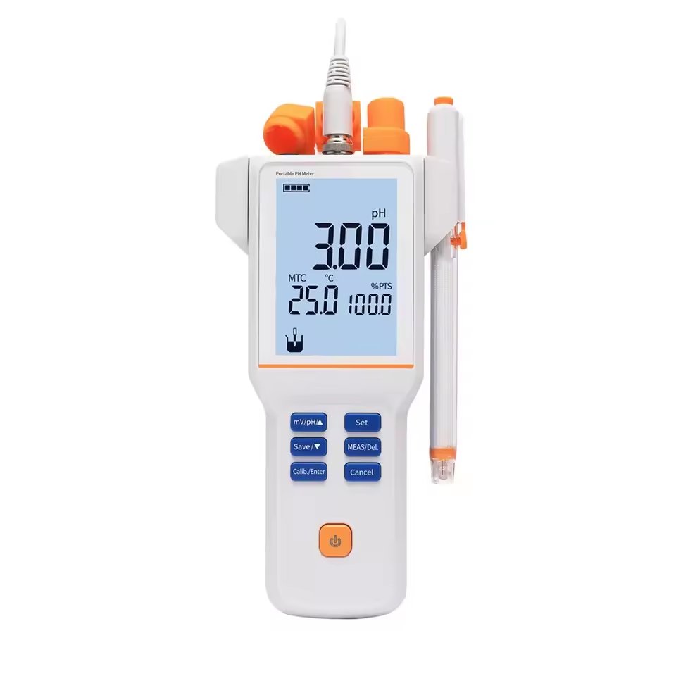 Professional handheld ph tester for water in fish pond ph orp meter portable ph meter price