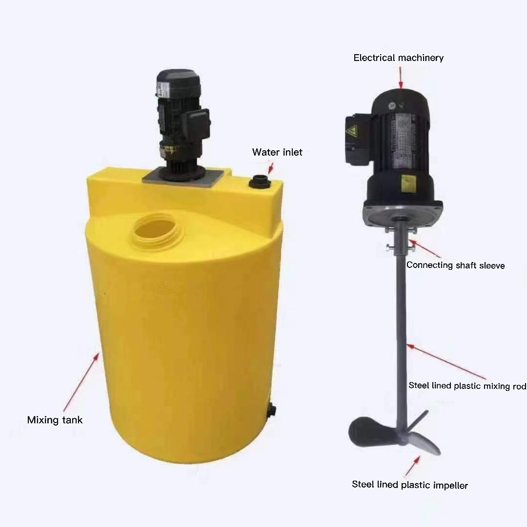 Good Quality Factory Wholesale 500l 1000l 1500l 2000l PAC PAM dosing and mixing system chemical Acid Base automatic