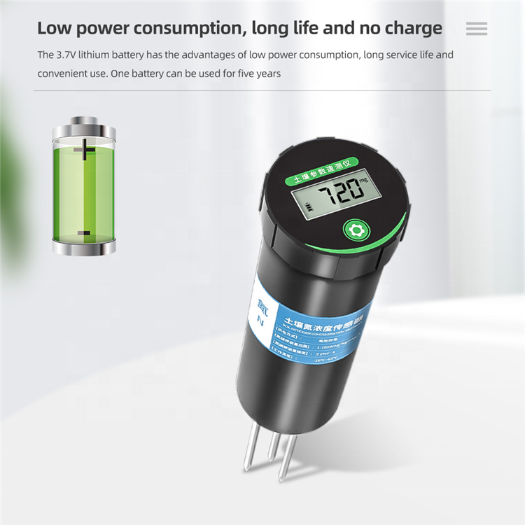2022 Soil ec tester soil NPK fertility nutrient analyzer meter Soil pH, moisture, temperature and conductivity speed tester