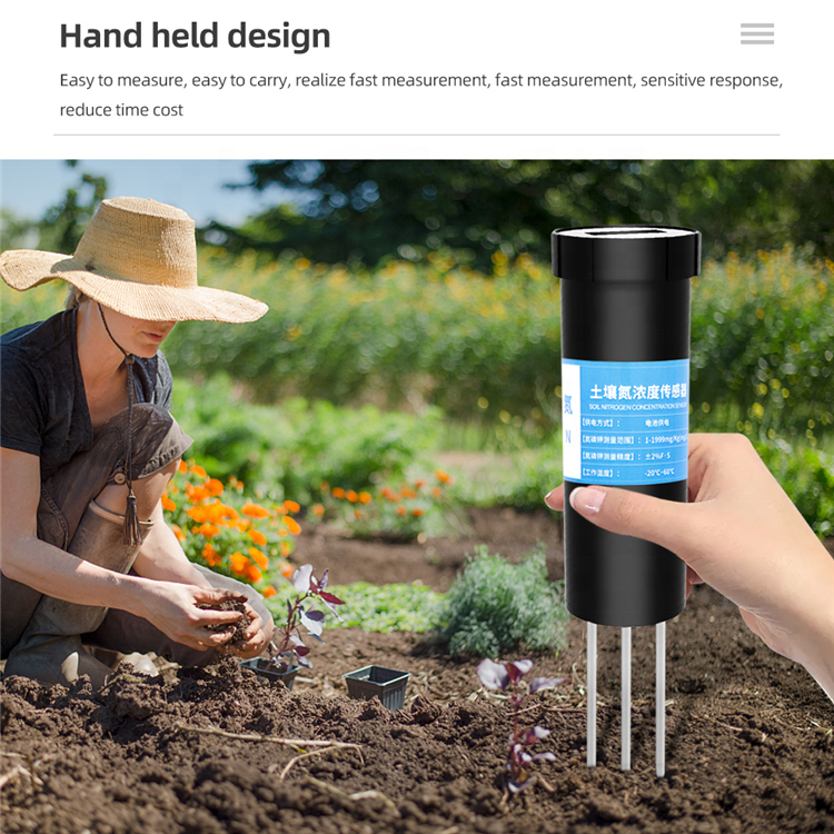2022 Soil ec tester soil NPK fertility nutrient analyzer meter Soil pH, moisture, temperature and conductivity speed tester