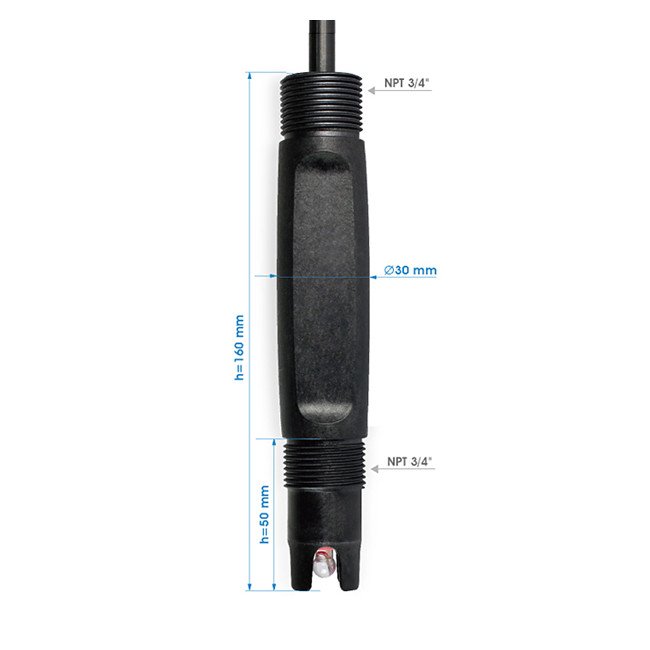 O-14ph Online Digital 4-20ma PH Sensor Industrial Probe Water RS485 PH Controller Ph Meter