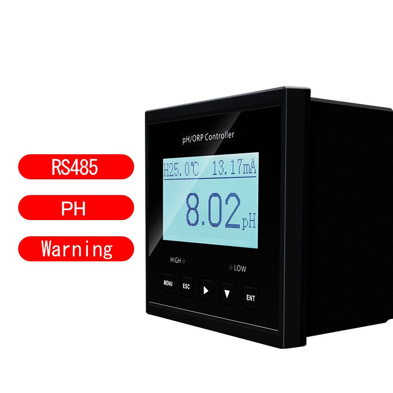 Easy-to-Use Industrial pH/ORP Controller with pH5520 pH/ORP Online Meter Sensor ROC 4-20mA Output Double Relay Control