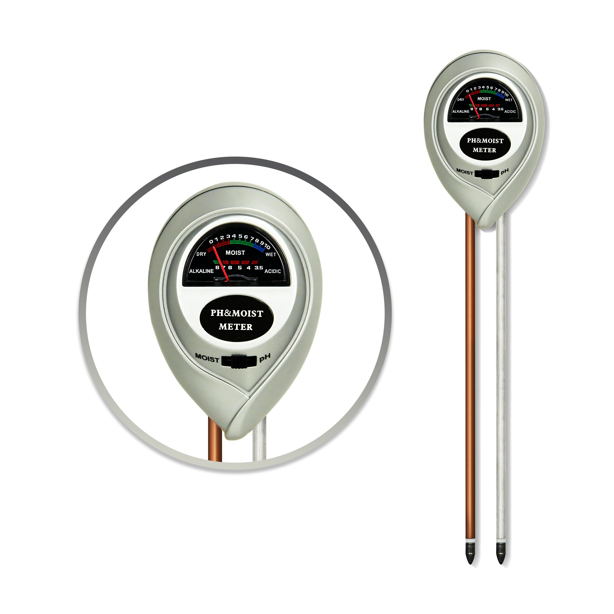 Soil Tester Flowers Lawns Vegetables Soil PH Meter Indoor Outdoor