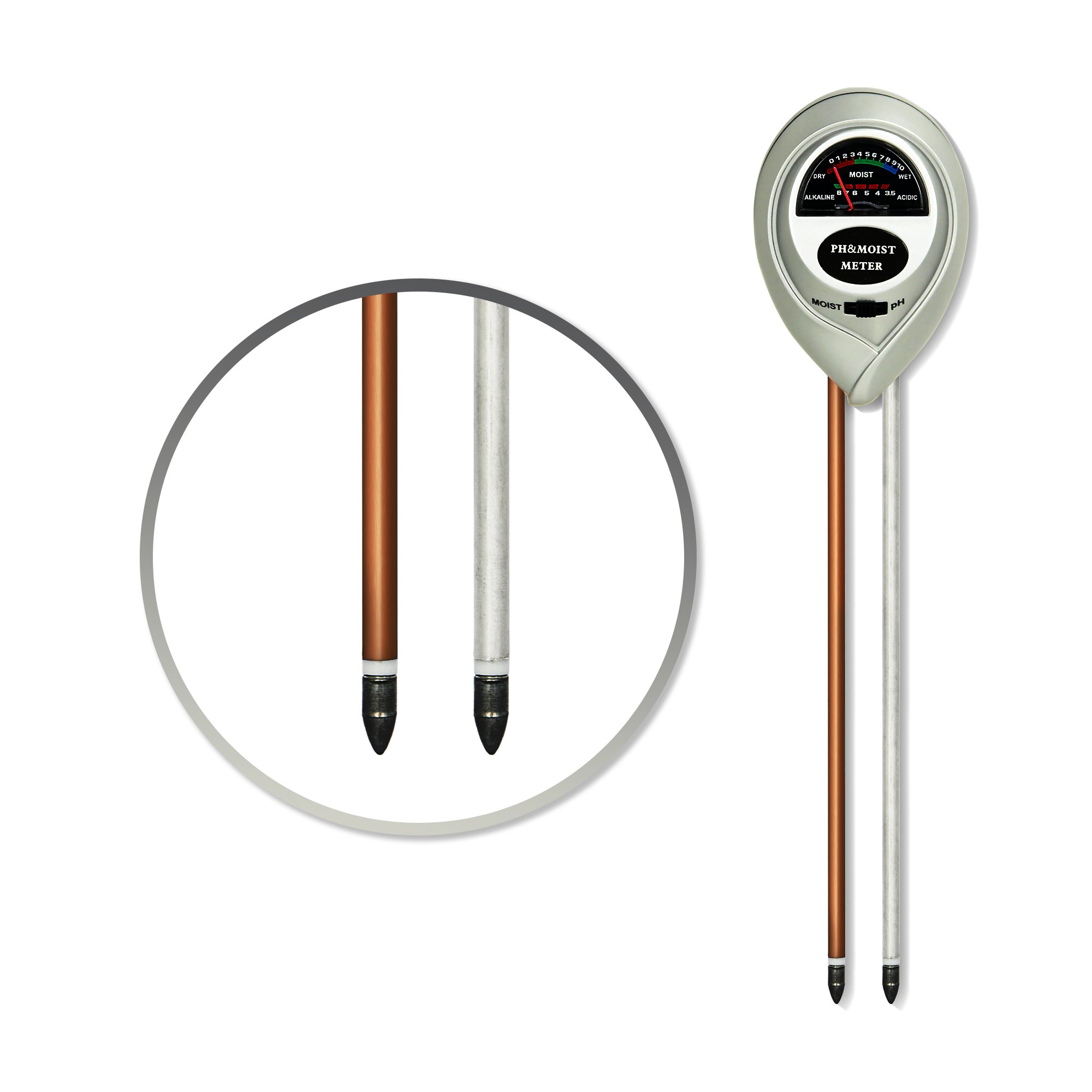 Soil Tester Flowers Lawns Vegetables Soil PH Meter Indoor Outdoor
