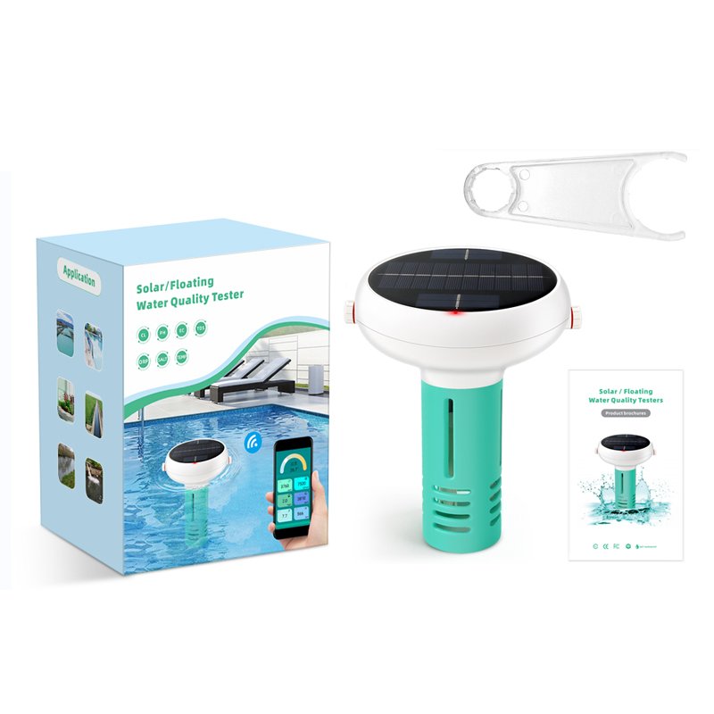 WiFi Zigbee 7 in 1 Chlorine Meter PH/ORP/EC/TDS/Salinity/Temp/CL/Salt Water Tester APP Control PH Monitor with Hub for Swimming