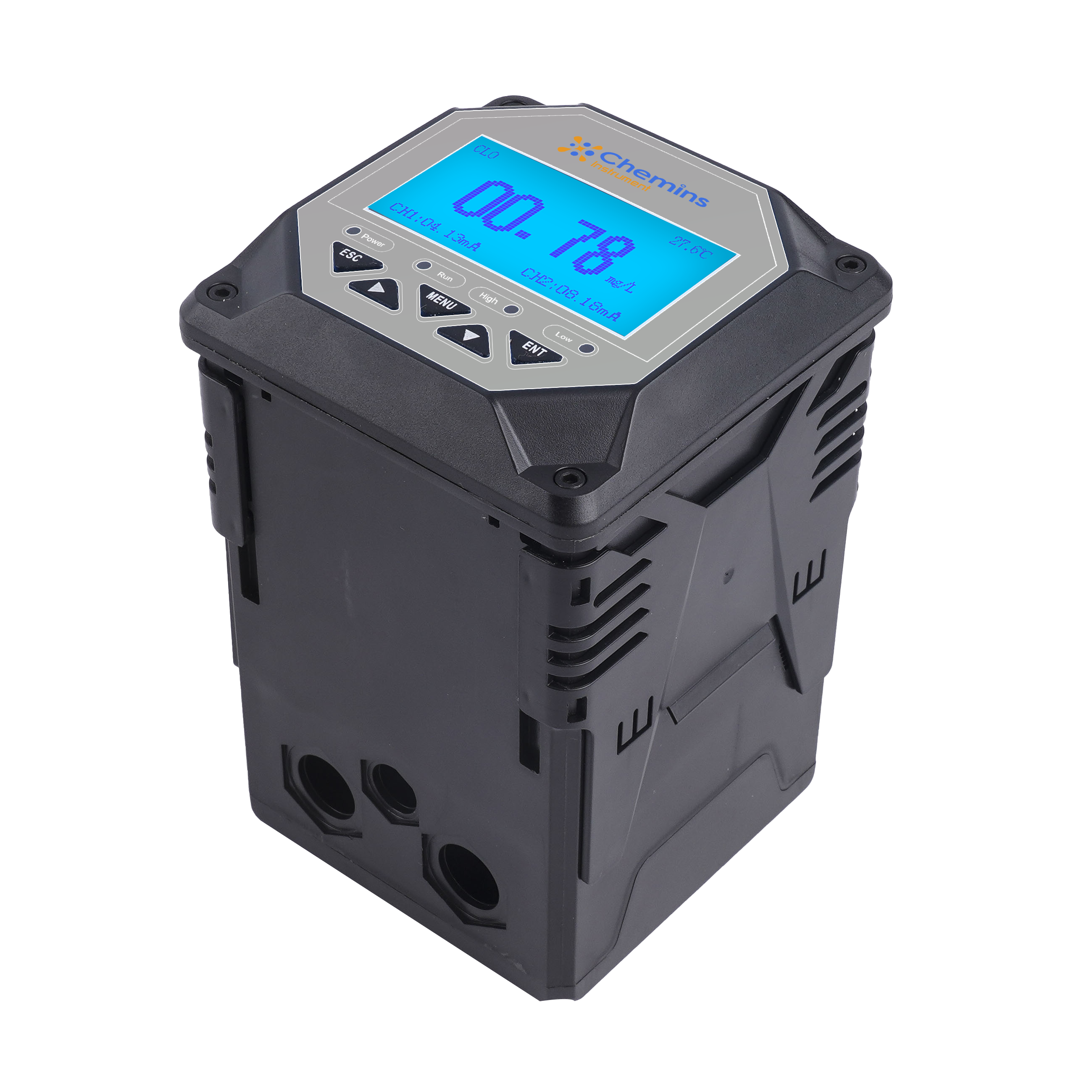 Drinking Water digital Free Residual Chlorine Meter 4-20mA Sensor Swimming Pool Residual Chlorine Controller