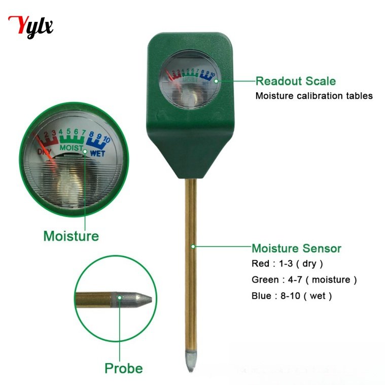 Mini Single Soil Meter Soil Ph Meter For Plantation Plant humidity sensor Indoor and outdoor Soil Ph Tester For Garden