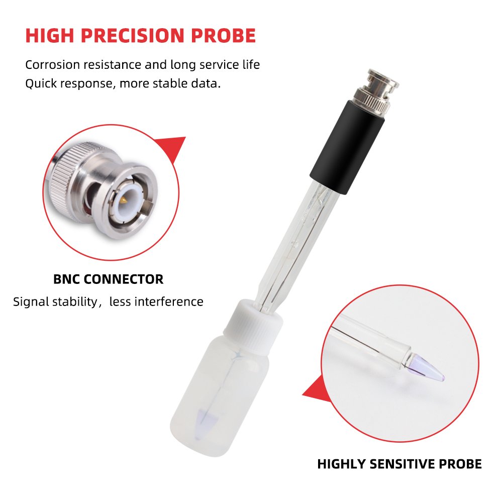 PH-98108 Food Ph Tester Digital Ph meter Sharp Glass Electrode for Water Milk Cheese Soil Food