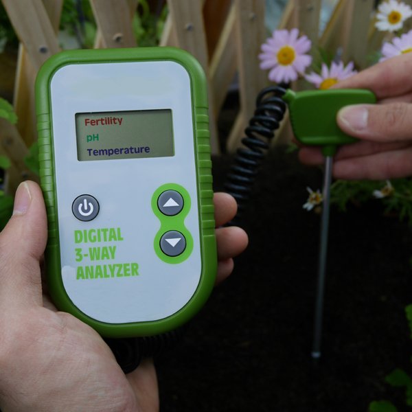 Digital 3 in 1 Soil npk pH temperature meter