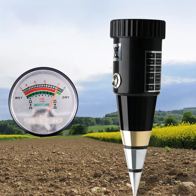 Handheld Soil tester pointer type mechanical measurement PH humidity soil detector
