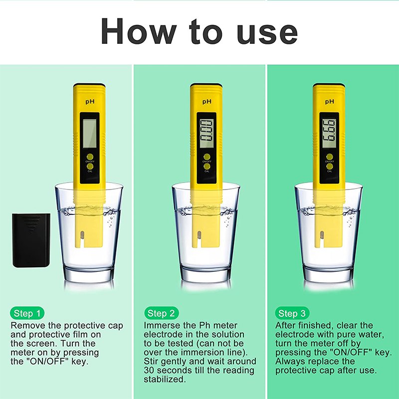 Factory 0.01 ph meter for Drinking Water.Liquid Food.Swimming Pool.Aquarium.Aquaculture.Hydroponics 0-14 ph ppm meter