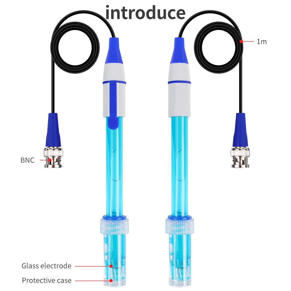 New Arrivals PH Electrode Replacement PH Probe Meter for Water Aquarium Electrode Test BNC Connector