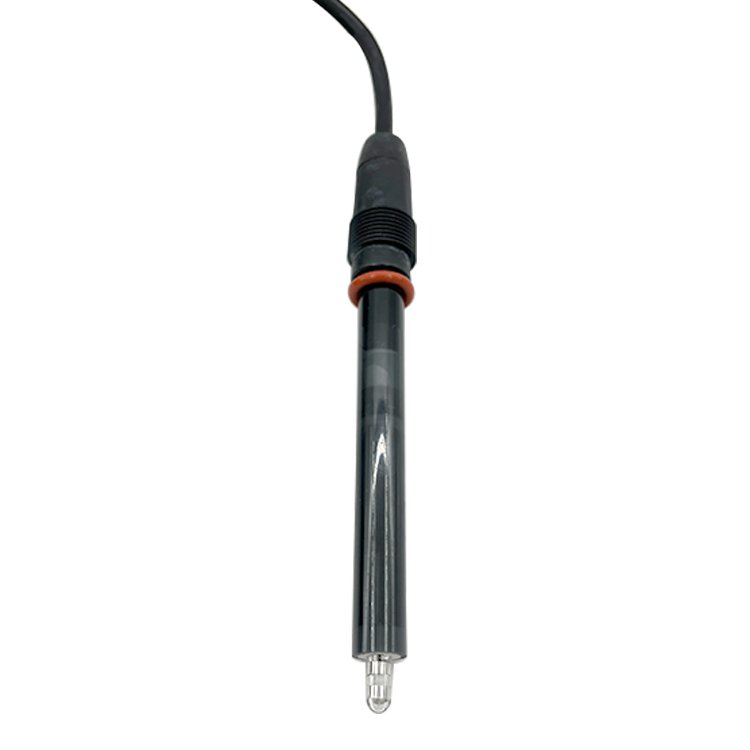 Liquid online industrial 4-20ma analog glass ph sensor electrode with temperature sensor for ph meter