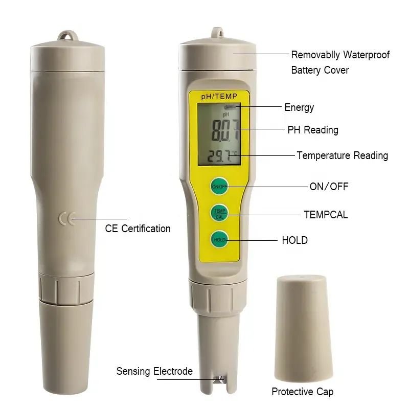 High Accurate Portable Water Wine Tester Pen Type Digital pH meter