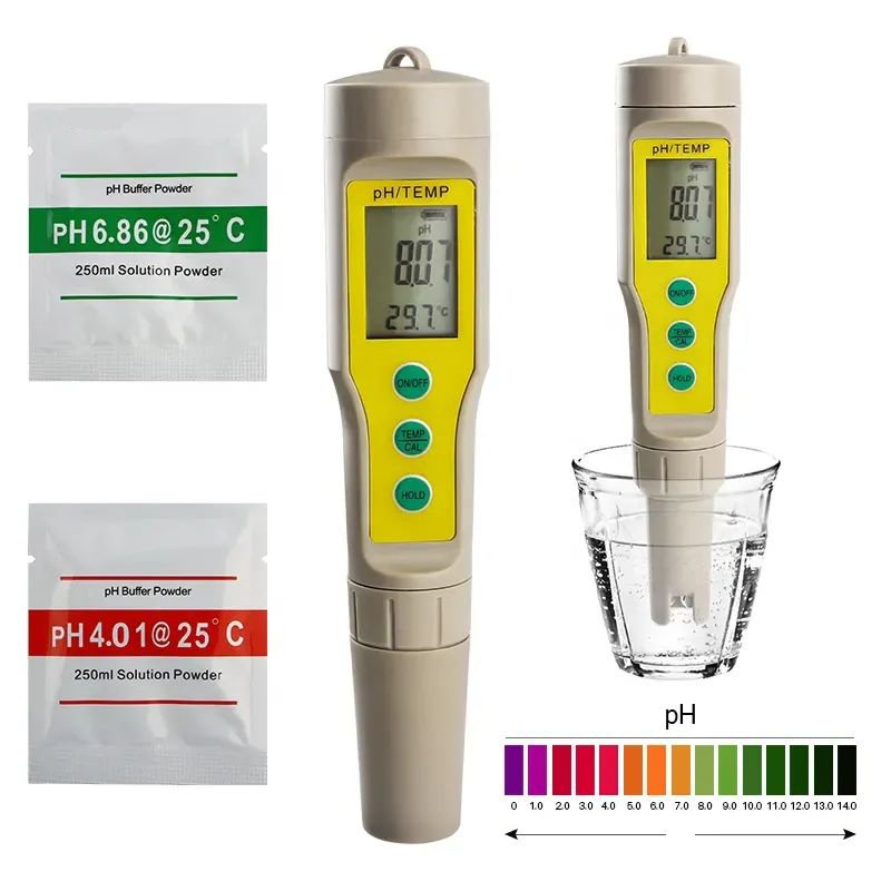 High Accurate Portable Water Wine Tester Pen Type Digital pH meter