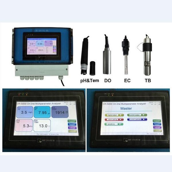 Online Multiparameter Water Quality temp/EC/TDS/ph/DO /ORP/turbidity Meter
