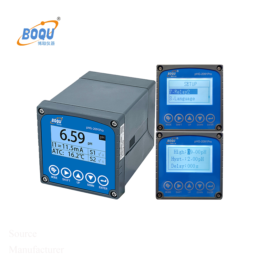 Phg-2091pro Automatic Ph Controller Do Ec Orp Meter RS485 4-20ma Online PH Meter System Oem Odm 1 YEAR Panel Installation 0-60