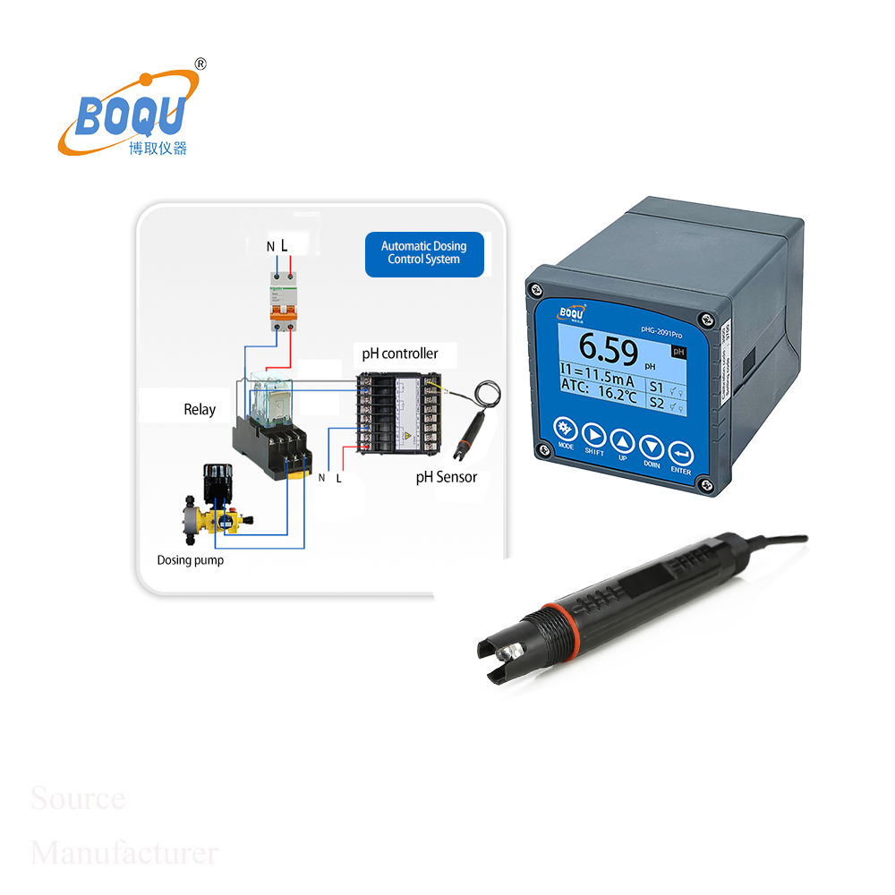 Phg-2091pro Automatic Ph Controller Do Ec Orp Meter RS485 4-20ma Online PH Meter System Oem Odm 1 YEAR Panel Installation 0-60