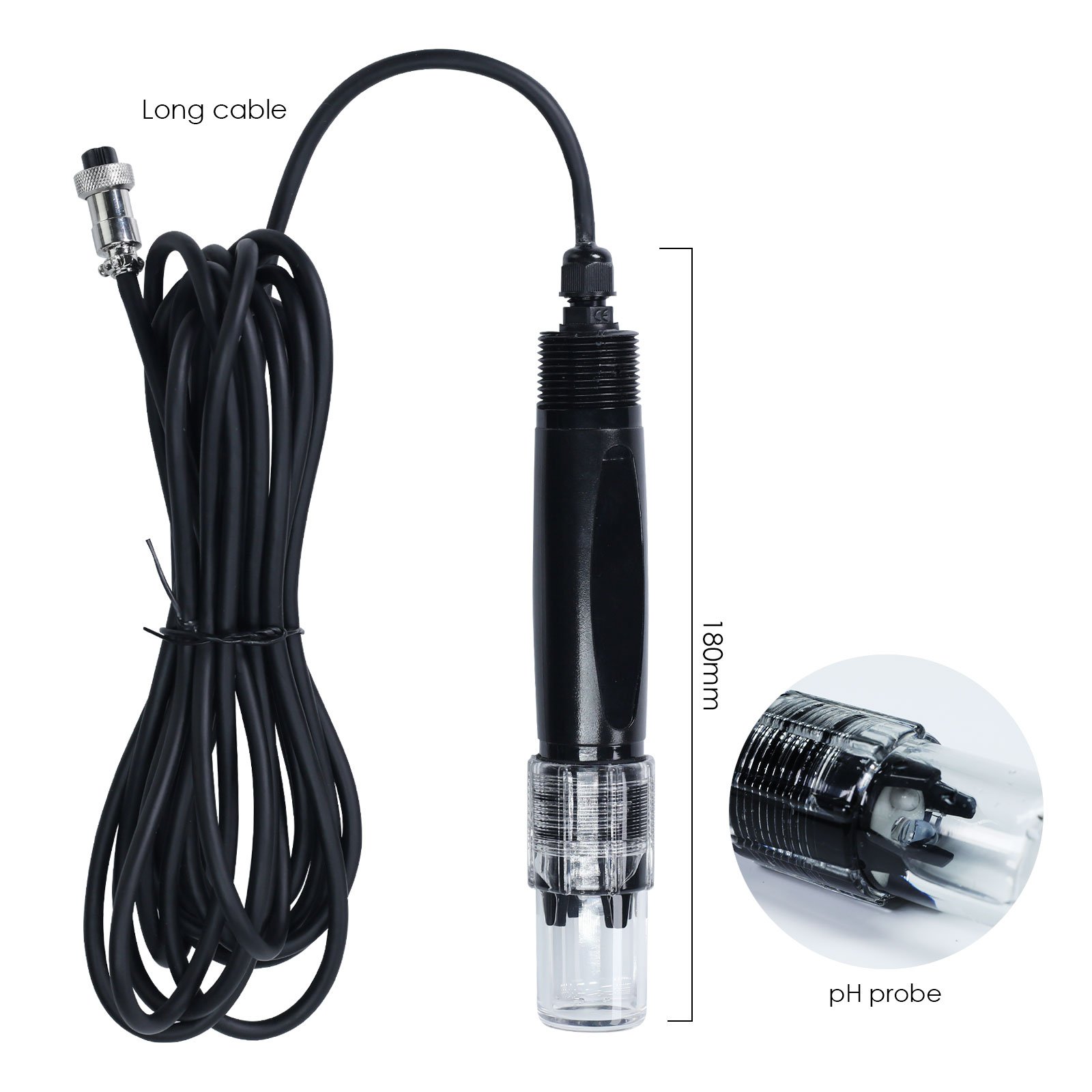 PHC-402 pH Meter Controller W/ Temperature Readings Dual Relay Function for Hydroponic Nutrient Mixes & Fish Aquariums