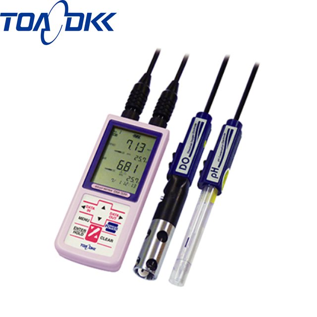 Japan TOA-DKK Portable Dissolved Oxygen/pH Meter DM-32P 2ch Type Simultaneous Detection of Dissolved Oxygen and pH/ORP