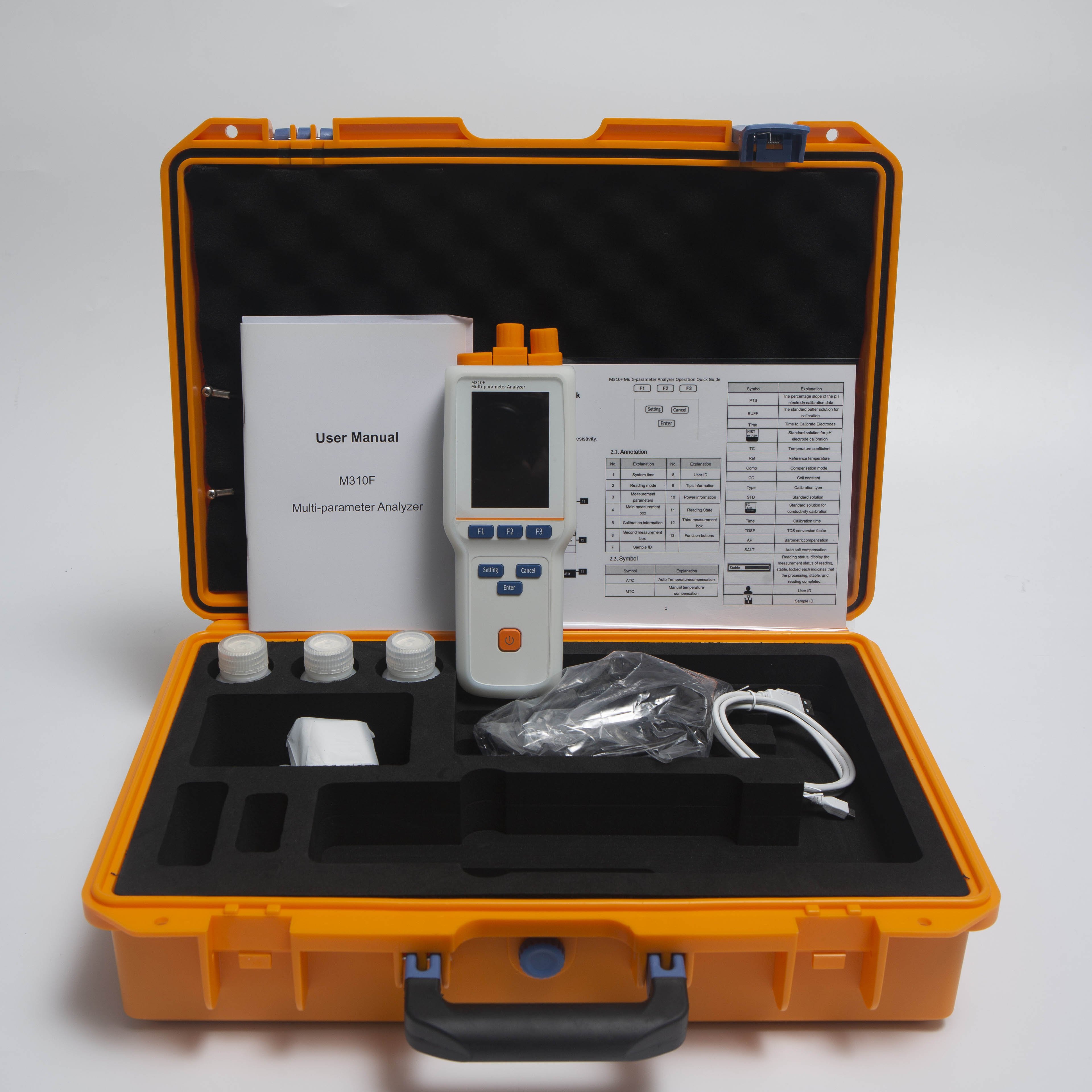 M310F-A pH Ion pX Resistivity TDS Analyzer Portable Water Multi-parameter Meter