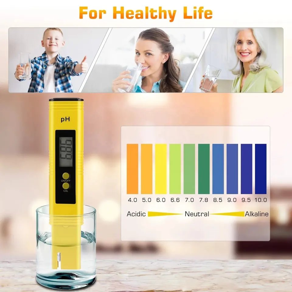 pH and TDS Meter Combo High Accuracy pH Meter TDS EC Tester Water Quality pH EC Tester for Aquarium RO System Lab