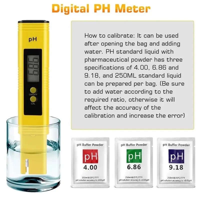 pH and TDS Meter Combo High Accuracy pH Meter TDS EC Tester Water Quality pH EC Tester for Aquarium RO System Lab