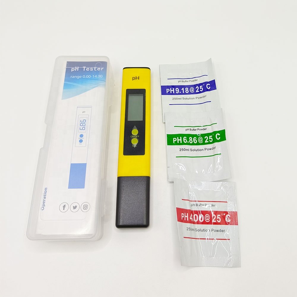 LCD Digital PH Tester Pen Water Quality Pocket Portable PH Meter Tester with ATC for Drinking Water