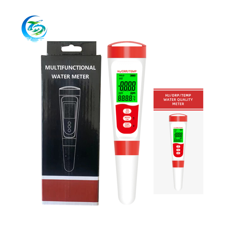 NEW portable h2 meter water dissolved hydrogen/H2 meter orp pen tester meter with Backlight for hydrogen rich water
