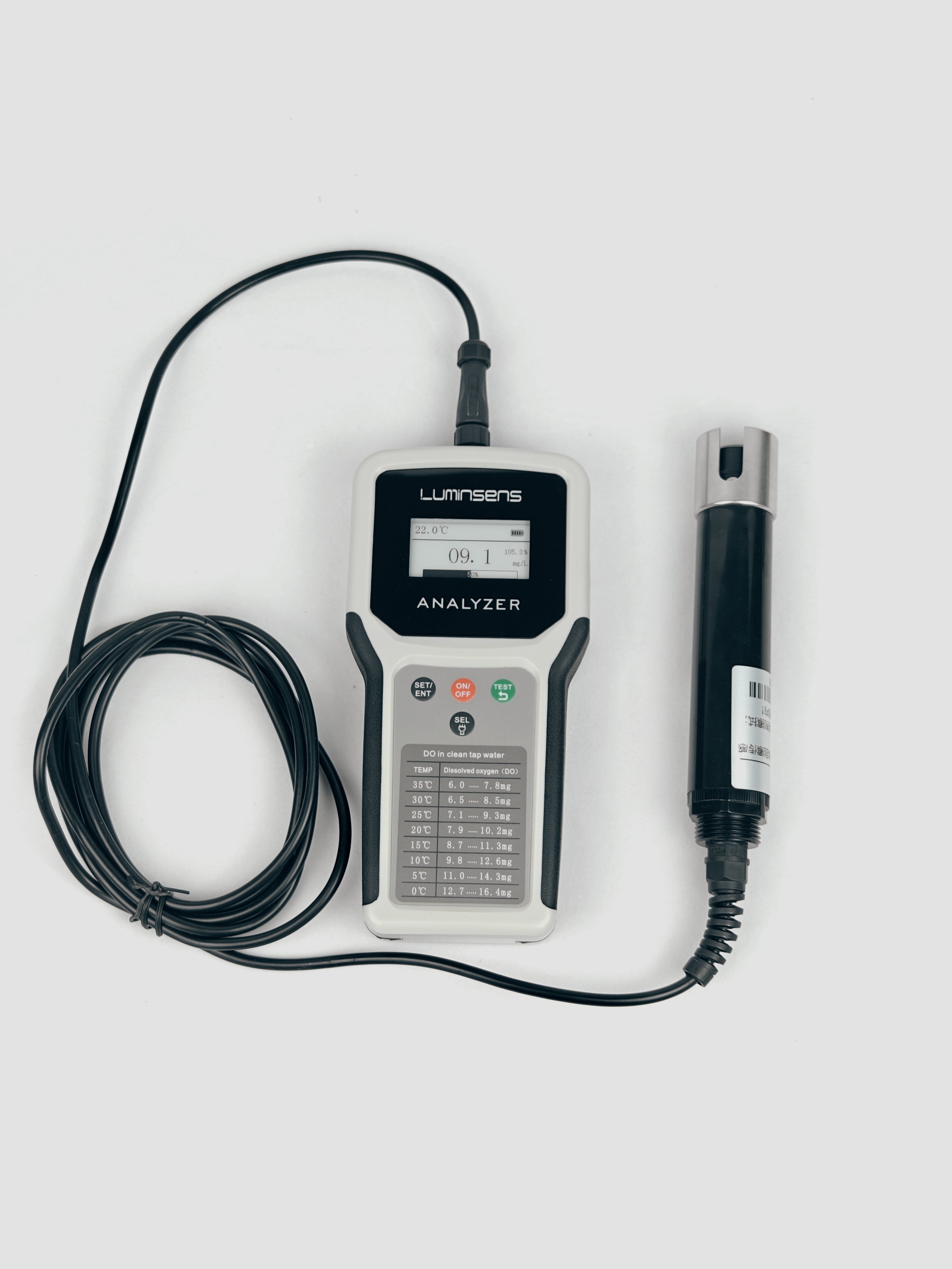 High Quality Portable Fish Farm Pond Dissolved Oxygen Meter Ozone Analyzer